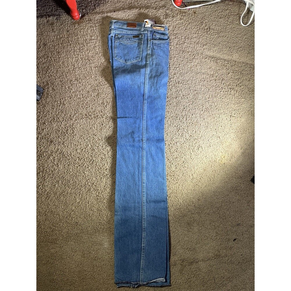 Vintage Zeppelin Denim Jeans Stone Aged 80s  28x37 Deadstock Jeans